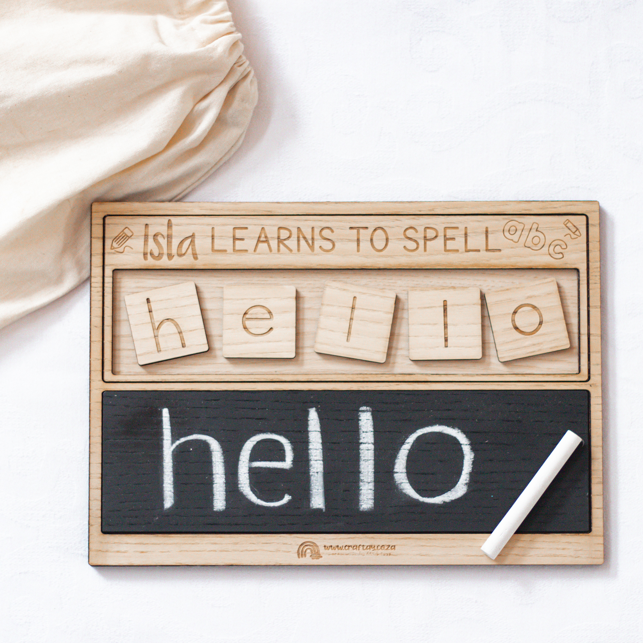 Personalised Spelling Board 2